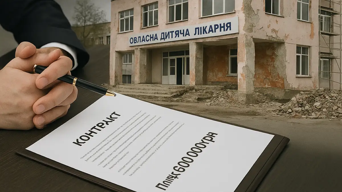 Будівельна компанія з боргами отримала 600-мільйонний підряд на реконструкцію лікарні в Миколаєві