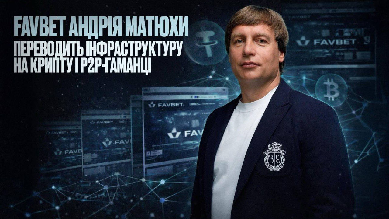 Фавбет Андрія Матюхи переводить інфраструктуру на крипту і P2P-гаманці
