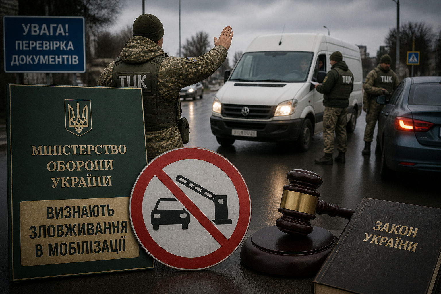 Міноборони визнає порушення під час мобілізації: коли перекриття доріг ТЦК є незаконним