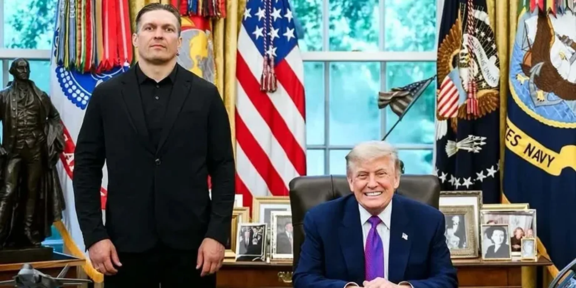 Трамп запросив Усика до Білого дому: боксер показав новий кадр із президентом США