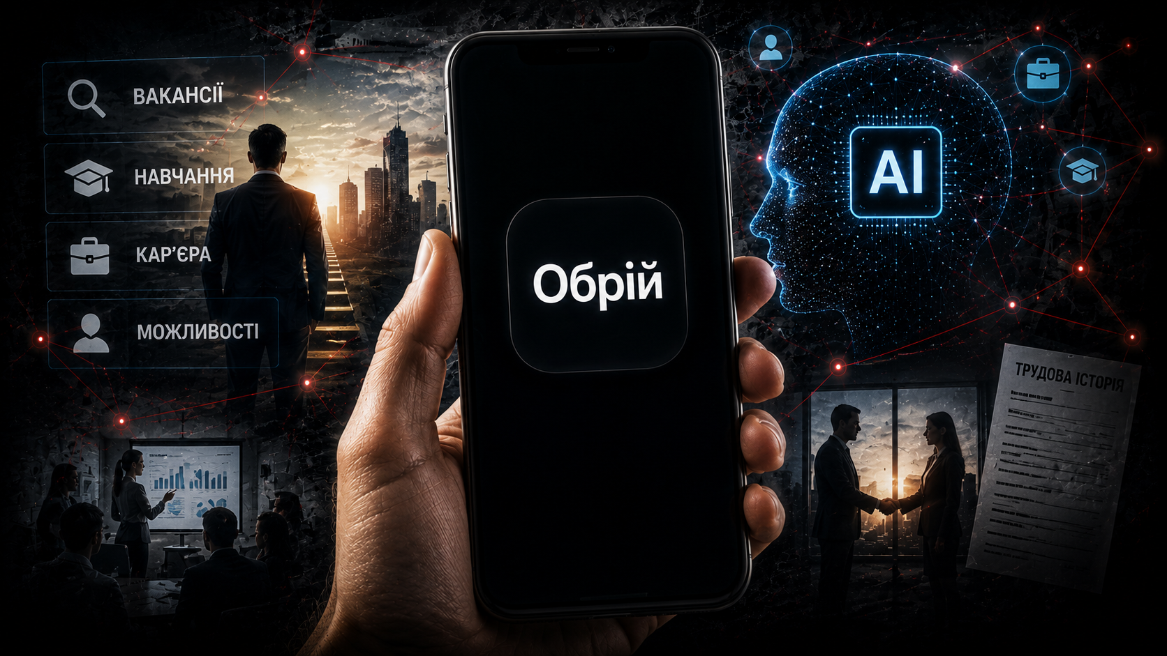 Революція на ринку праці: Українцям запускають ШІ-систему, яка сама шукатиме роботу та навчання