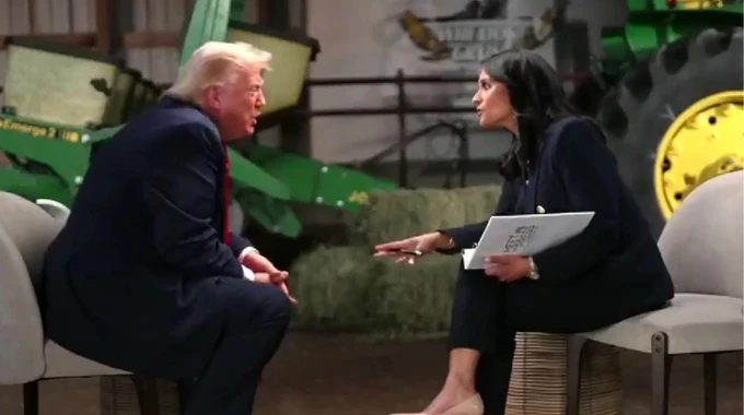 Трамп різко обірвав інтерв’ю з NBC після запитань про вибори 2020 року і вийшов зі студії