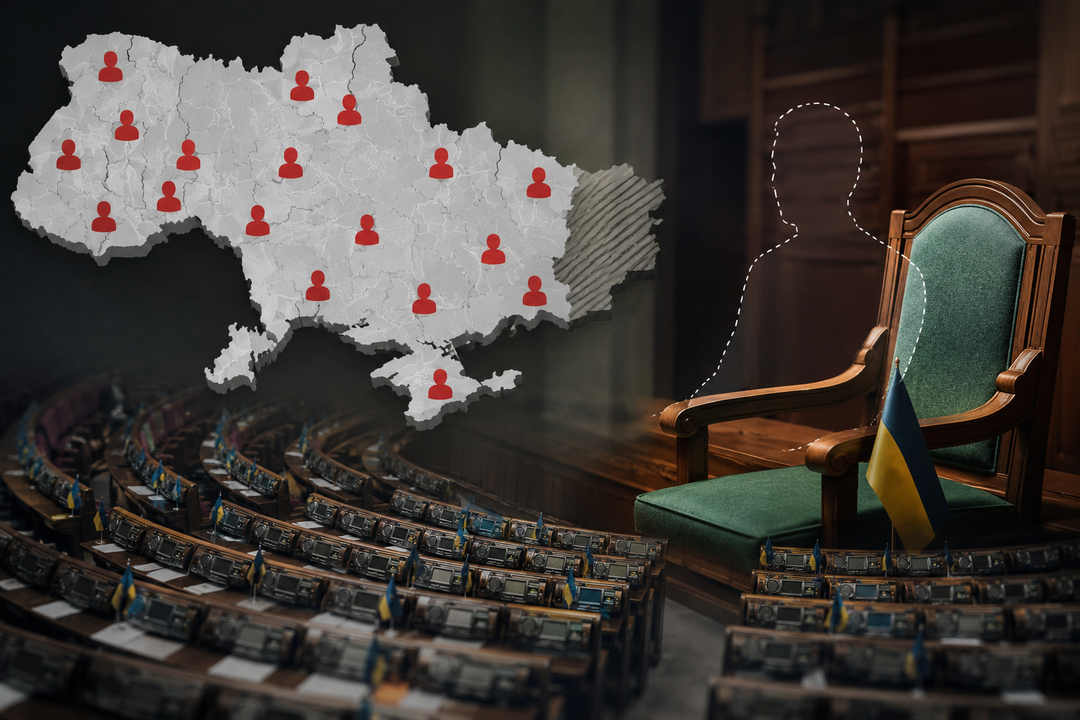 Рада стрімко «худне»: 47 округів уже без депутатів, а монобільшість тримається рівно на 226