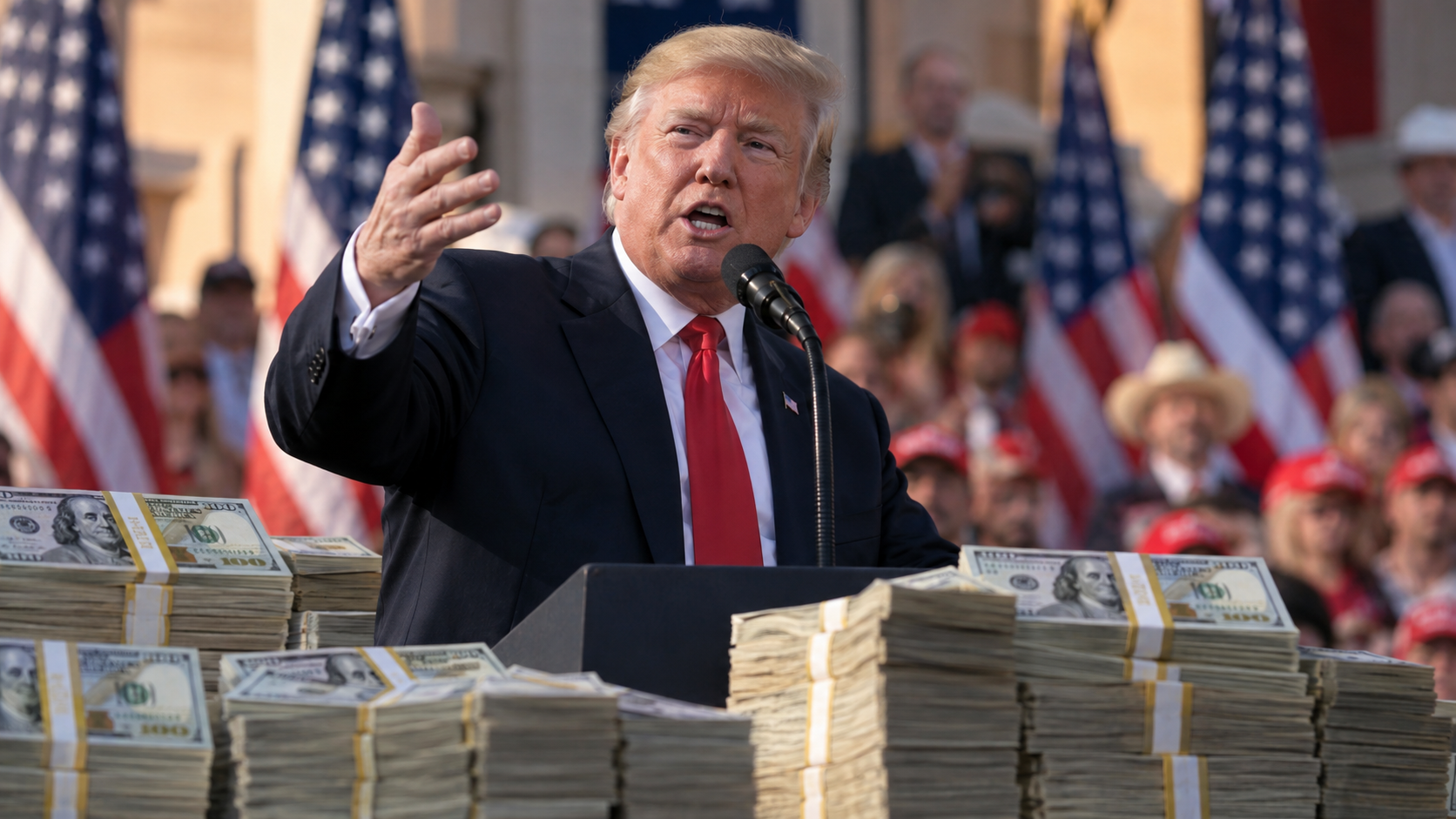 Трамп пообіцяв американцям по $5000 за перемогу республіканців: на «дивіденд» знадобиться $1,35 трлн