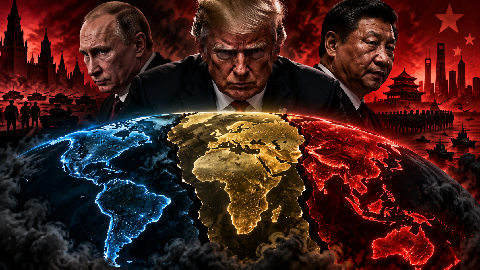 Світ на трьох: плани Трампа, Путіна і Сі Цзіньпіна — The Guardian
